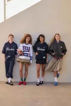 Плюшевые брюки nfl patriots ZARA, темно-синий