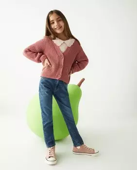 Плюшевые джинсовые брюки El Corte Ingls, синий