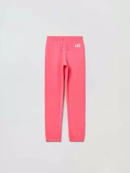 Плюшевые джоггеры с логотипом Gap, цвет dark pink