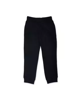 Плюшевые спортивные штанишки для мальчика с надписью на штанине Tuc tuc, черный