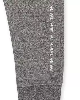 Плюшевые спортивные штанишки для мальчика с надписью на штанине Tuc tuc, серый