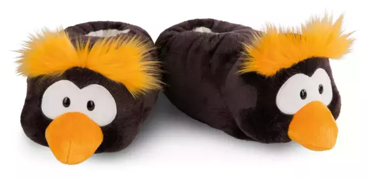 Плюшевые тапочки Nici "Penguin Frizzy", желтый
