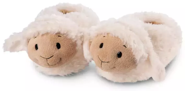 Плюшевые тапочки Nici "SCHAF SHEEPMILA", пушистые, белый