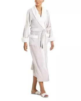 Плюшевый халат Натори Natori, коричневый/бежевый