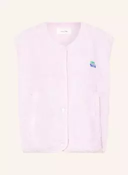 Плюшевый меховой жилет Hoktown American Vintage, розовый