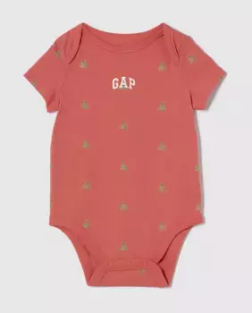 Плюшевый мишка и комбинезон с принтом логотипа Gap, коричневый