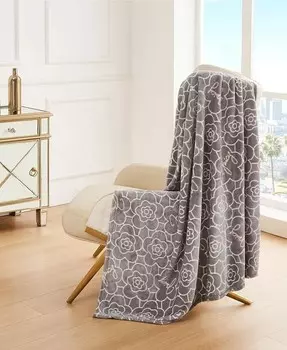 Плюшевый плед, 50 x 70 дюймов Juicy Couture, розовый