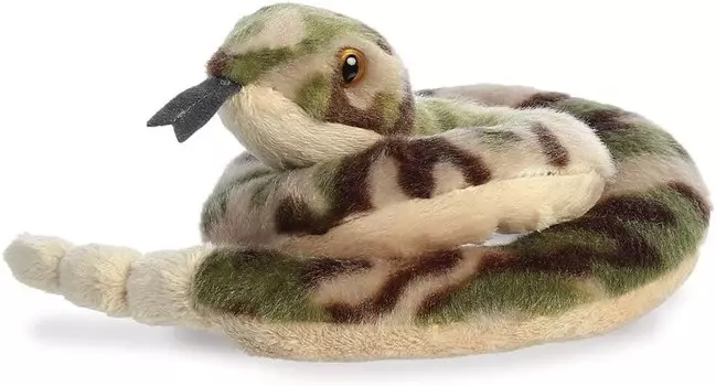 Плюшевый талисман змеи, красивый плюш, высокое качество, 20 см, отличный подарок ребенку. Aurora