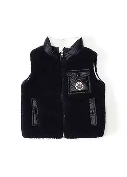 Плюшевый жилет для мальчиков Enfant Moncler, синий