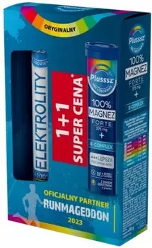 PLUSSSZ набор Электролиты + витамины Магний Форте Zdrovit