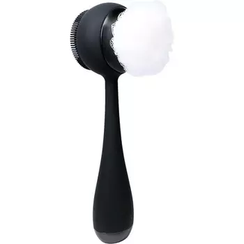 Pmd Clean Body Умное устройство для очистки тела с силиконовой щеткой и тремя сменными насадками, черный, Pmd Beauty