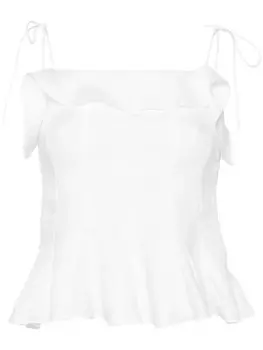 PNK блузка с оборками, белый