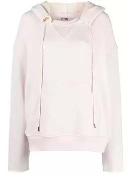 PNK худи с прорезями, розовый