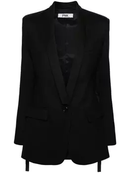 PNK однобортный блейзер, черный