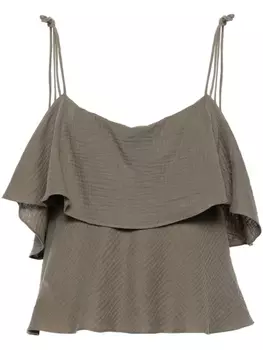 PNK топ с открытой спиной, зеленый