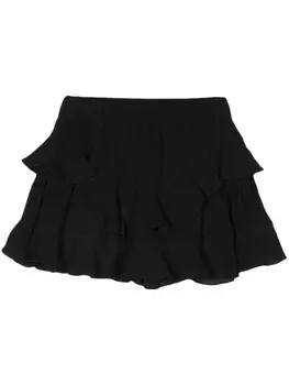 PNK юбки-шорты с оборками, черный