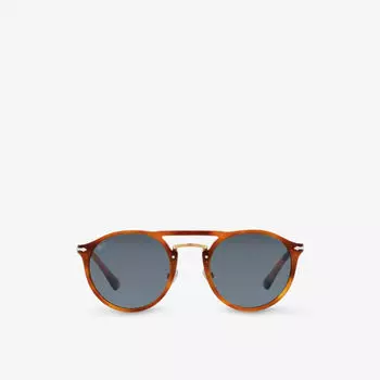 PO3264S солнцезащитные очки в ацетатной оправе фантос Persol, коричневый