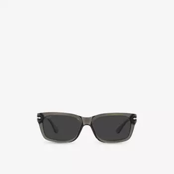 Po3301s солнцезащитные очки из ацетата в прямоугольной оправе Persol, серый