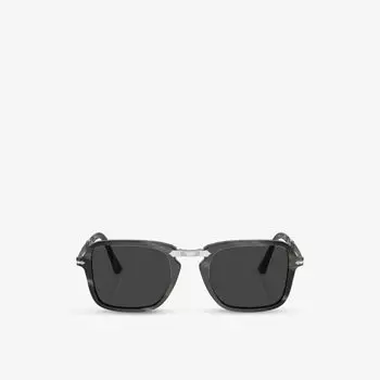 PO3330S солнцезащитные очки из ацетата в прямоугольной оправе Persol, серый