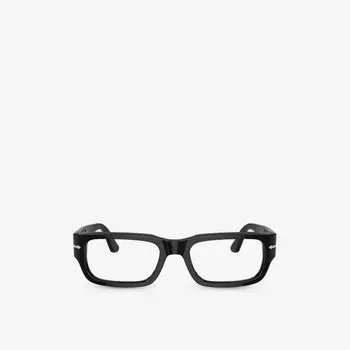Po3347v солнцезащитные очки из ацетата в прямоугольной оправе Persol, черный