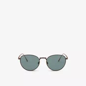 PO5002ST Солнцезащитные очки из титана и кристаллов Persol, желтый