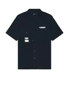 Поцарапанная рабочая рубашка Former, цвет cadet