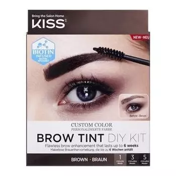 Поцелуй, Хна для бровей, Коричневый Kiss