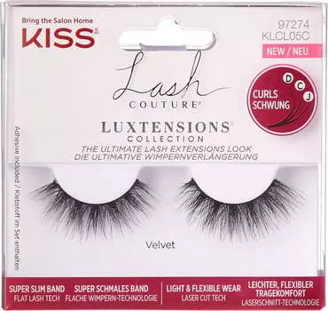 Поцелуй, Накладные ресницы, Бархат, KISS