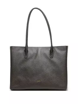 Poche Paris кожаная сумка-тоут, коричневый