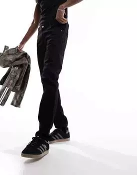 Почти черные джинсы узкого кроя Weekday Sunday