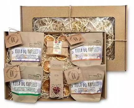 Подарочная коробка Craftbe XXL с бомбочками для ванны, мылом и хлопьями, Somiana Pracownia