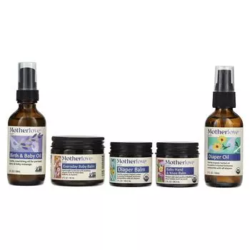 Подарочная коробка для ухода за телом ребенка, набор из 5 предметов Motherlove