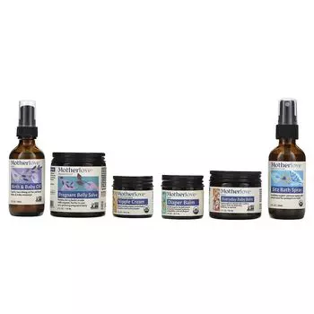 Подарочная коробка для ухода за телом ребенка, набор из 6 предметов Motherlove