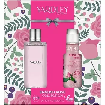 Подарочная коробка English Rose Edt & Mist Set - Подарки для женщин, Yardley London