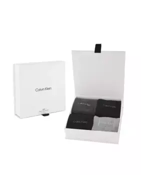 Подарочная коробка с 4 парами классических мужских носков Calvin Klein, серый
