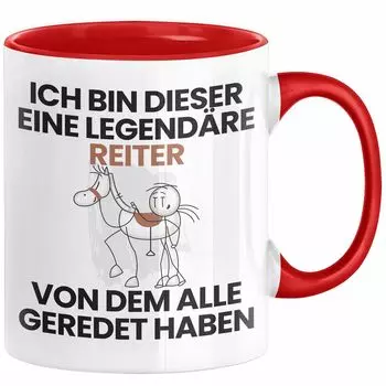 Подарочная кружка Rider. Забавная идея подарка на день рождения для Rider. Я этот легендарный гонщик. Все говорили о кофейной кружке (красной) Trendation, красный