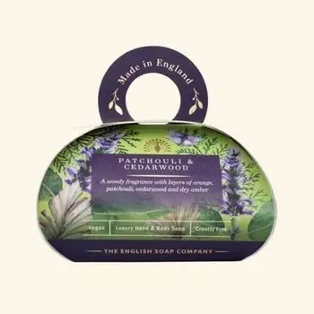 Подарочное мыло The English Soap Company с пачулями и кедровым деревом Unbranded