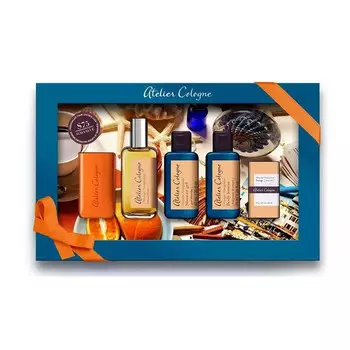 Подарочный набор Atelier Cologne Orange Sanguine Cologne Absolue Pure Perfume, 5 предметов