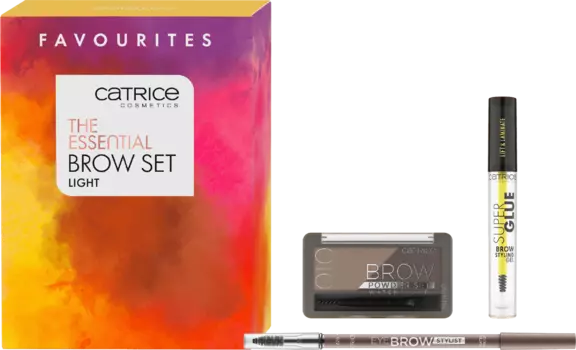 Подарочный набор Brow The Essential Light 3 шт. 1 шт. Catrice