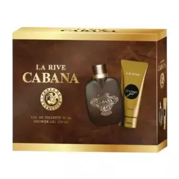 Подарочный набор CABANA EDT: мужские духи + гель для душа, новый и оригинальный! La Rive