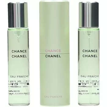 Туалетная вода с возможностью смены блока Chanel Chance Eau Fraiche, 3х20 мл