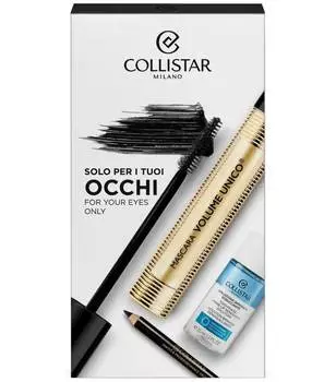 Подарочный набор Collistar Mascara Volume Unico, 3 предмета