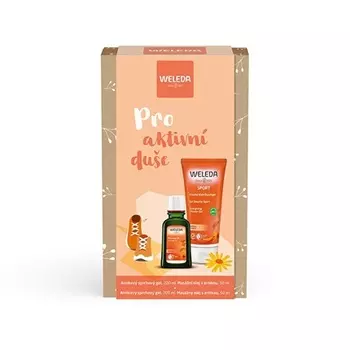 Подарочный набор для активных душ Weleda