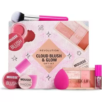 Подарочный набор для макияжа Cloud Blush & Glow Highlight Revolution Beauty