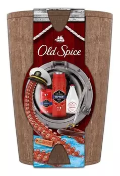 Подарочный набор (для мужчин) Old Spice Captain Barel X-MASS