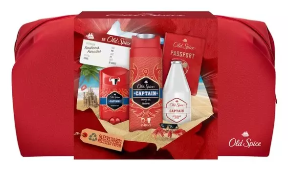 Подарочный набор (для мужчин) Old Spice Captain X-MASS