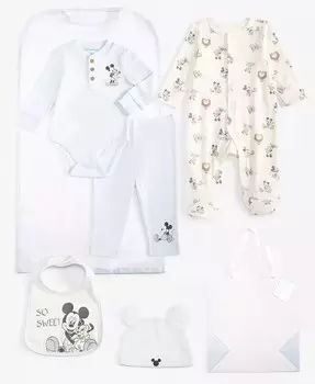 Подарочный набор для сна и игр с Микки Маусом для мальчиков, 7 предметов Disney, синий