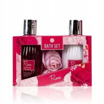 Подарочный набор для ванны Мыло-бальзам-гель «Розы», 4 шт. Accenta, Accentra