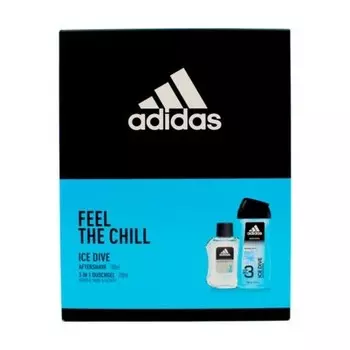 Подарочный набор Feel The Chill 3-в-1 гель для душа 250 мл + лосьон после бритья 100 мл adidas