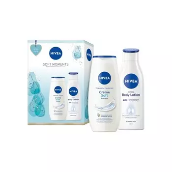 Подарочный набор геля для душа и лосьона для тела Soft Moments, Nivea